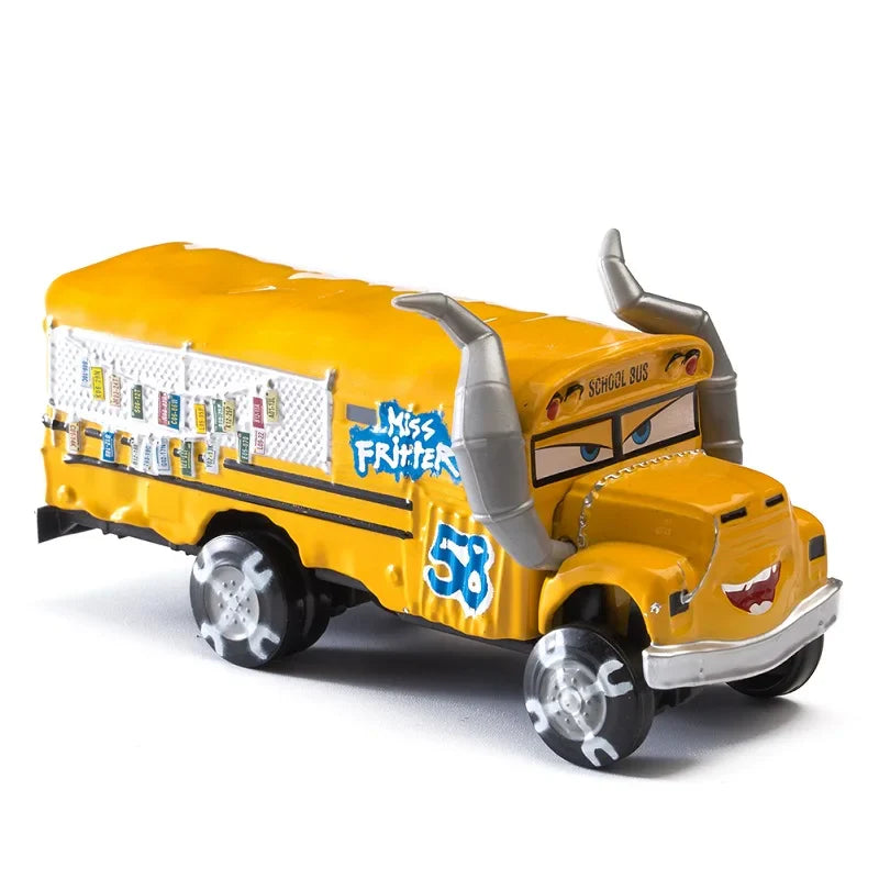 Cars Disney Pixar Cars Toy Lightning McQueen Jackson Storm Mater Sally Sheriff 1:55 Diecast Model Car Toy Children Birthday Gift