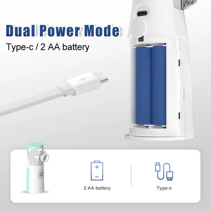 Medical Silent Mesh Nebulizer Handheld Asthma Inhaler Atomizer Children Health Care Mini Portable Nebulizer Humidifier