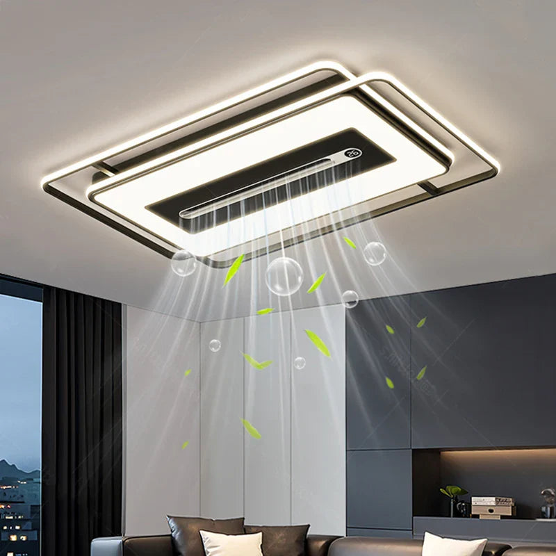 LED ultra-thin ceiling light, modern and simple living room lighting fixture, 2026 new atmospheric rectangular bedroom light
