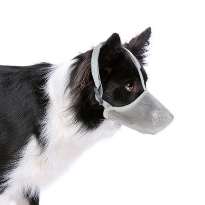 Dog Muzzle, Soft Mesh Covered Muzzles  Poisoned Bait Protection With Adjustable Straps, Prevent Biting Chewing And Licking