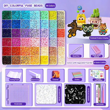 Pindou handmade DIY bean set tools for boys and girls, toy gifts, three-dimensional fusion, Coco supplement