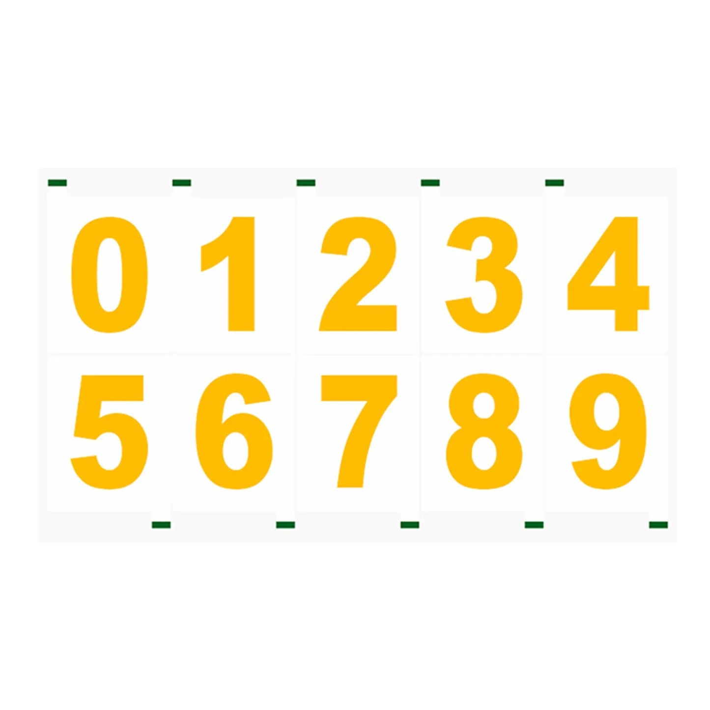Waterproof Number Sticker Heat Resistant Self Adhesive Nanofilm Mailbox House Address Decals Sticker For Home Farmhouse Decor