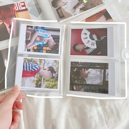 New Collect Book Photo Album 80/160 Slots PVC Picture Card Holder Transparent 3/4/5/6 Inch Photocard Holder Idol Star