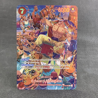 Anime Cards One Piece OPCG English Game Sanji Zoro Flampe Smoker D.Luffy(OP)  Kuzan Kid Newgate High Quality Collection Cards
