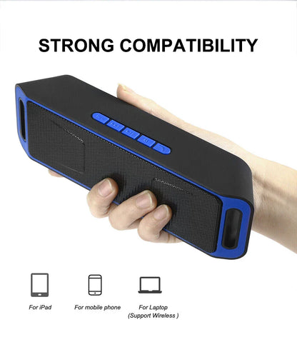 Portable Bluetooth Speaker Wireless Mini Speaker Subwoofer Speaker Smart Speaker TF USB Built-in Mic Dual Bass
