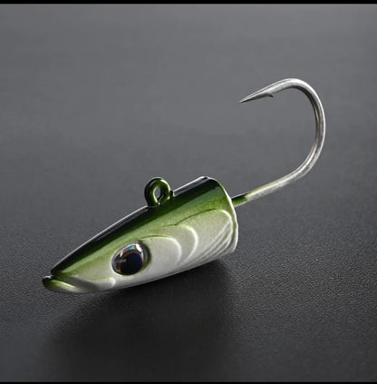 BLUX Happy Sandeel 11cm 17g Soft Live Eel Fishing Lure Paddle Tail Jig Head Hook Vinyls Vibration Artificial Bait Saltwater Gear