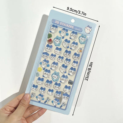 Cartoon Sticker 3D Stickers Aesthetic Sticker DIY Scrapbook Decal Decorations Party Favor ボンボン ドロップシール