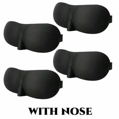 3D Contoured Sleep Mask 100% Light Blocking Eye Mask Ultra-Soft Skin-Friendly Material Breathable Eye Cover For Rest Travel Yoga