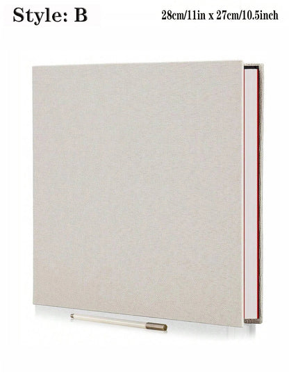 1pc Linen Photo Album Self Adhesive Scrapbook Album for 2x3 4x6 5x7 8x10 Pictures DIY Photo Book Birthday Gifts for Women Mom