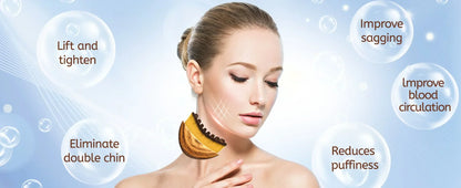 New Lymphatic Contour Face Brush for Lymphatic Drainage Massage Ergonomically Designed to Fit Skin Precisely