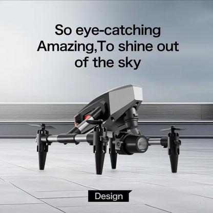 Remote Control Drone with 4K Dual Cameras Obstacle Avoidance Optical Flow Positioning Headless Kids Adults Beginner Foldable 2.4