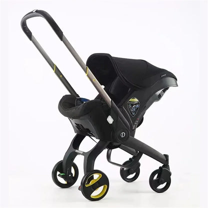 Multi-functional Two-Way Stroller 3-in-1 Foldable Basket Seat Portable Lightweight Luxury Travel Stroller Newborn-Ready Baby Stroller Baby Products, Infant Car Seats