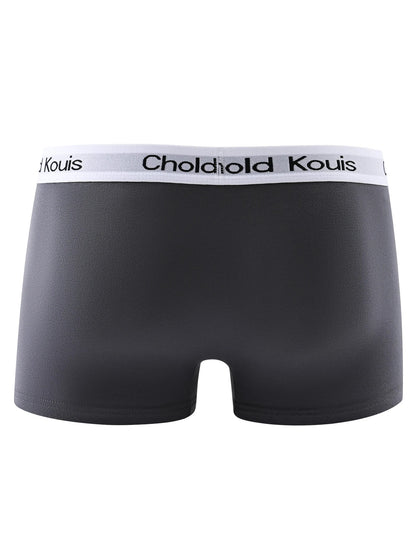 4pcs men's underwear, comfortable, soft breathable athleisure boxer underwear, trendy simple hot-selling men's boxer underwear