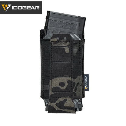 IDOGEAR Tactical Single LSR 556 Mag Pouch Mag Carrier MOLLE Pouch Laser Cut Tool Bags 35135