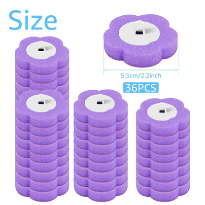 18/36Pcs Toilet Brush With Disposable Replacement Head Kits Upgrade Long Handle Bathroom Cleaning Brush For Home Wc Accessories