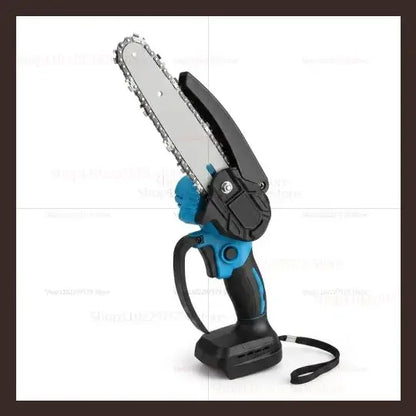 6Inch Cordless Electric Chainsaw Rechargeable No Battery Lightweight Power Tool for Woodcutting Gardening Makita 18V Compatible