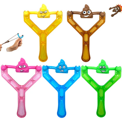 5-20 Pcs Kids Fun Slingshot Poop Toys Kids Party Favors Boys Girls Pinata Filler Baby Shower Favor Bags Carnival Prizes