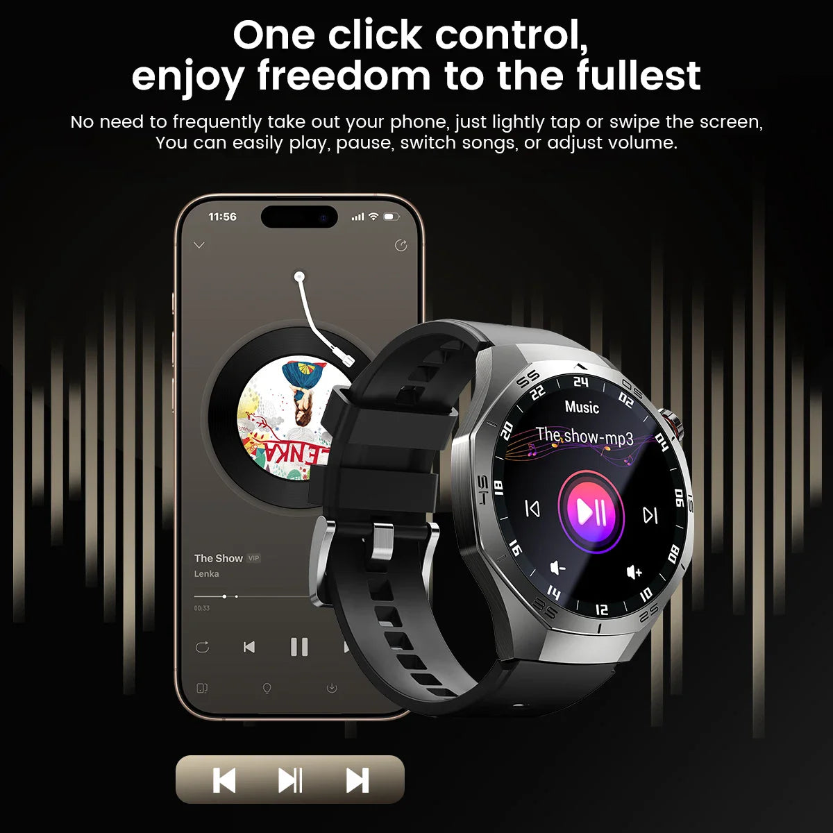 Smart Watch 5 Pro GPS NFC Smartwatch Men 360*360 AMOLED Screen Heart Rate Monitor Bluetooth Call IP67 Waterproof Men Smartwatch