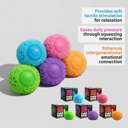 NeeDoh Fuzz Ball Blind Box Series Desktop Ornament Stress Relief Toys Suitable For People Under Pressure Fun Soft Stress Ball
