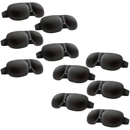 3D Contoured Sleep Mask 100% Light Blocking Eye Mask Ultra-Soft Skin-Friendly Material Breathable Eye Cover For Rest Travel Yoga