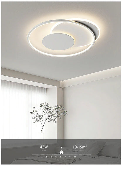 Modern Nordic Led Ceiling Light Square Minimalist Lamps for Kitchen Living Dining  Room Art Home Decoration Chandelier