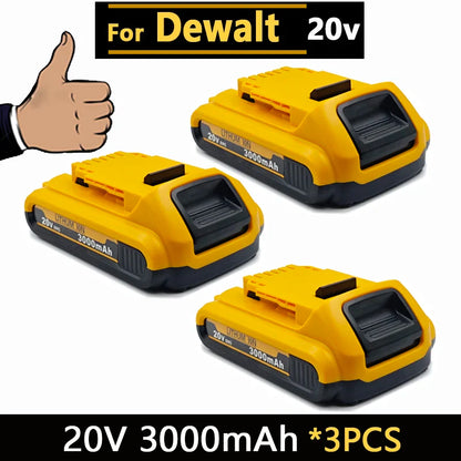 20V  DCB203 Rechargeable Li-ion Battery 3.0Ah For Dewalt Tools DCB205 DCB182 DCB206 DCB204 DCB200 DCB180 DCD DCF DCG Series