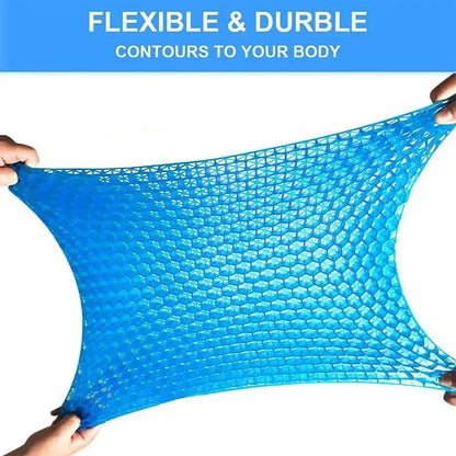 Gel Seat Cushion Double Thick Egg Gel Summer Cushion for Pressure Relief Breathable Chair Pad Car Seat Office Chair Soft Cushion