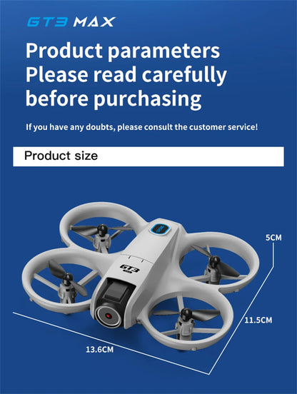 8K 5G GPS Professional HD Aerial Photography Remote Control Aircraft HD Dual Camera Original GT3 Max Drone Quadcopter Toy UAV