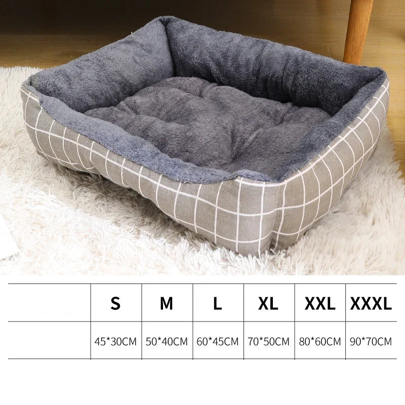 Pet Winter Bed Mat Large Dog Sofa Bed Warm Pet Nest Kennel For Small Medium Large Dogs Puppy Kitten Plus Size Sleeping Mattress