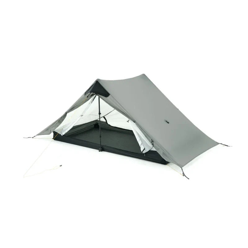 2024 New Version FLAME'S CREED LanShan 2 Person Oudoor Ultralight Camping Tent 3 Season Professional 15D Silnylon Rodless Tent