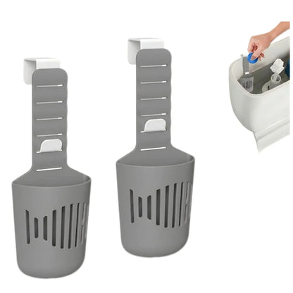 Silicone Toilet Tank Tablet Holder Versatile Toilet Bowl Hanging Cleaner and Deodorizer Hanger