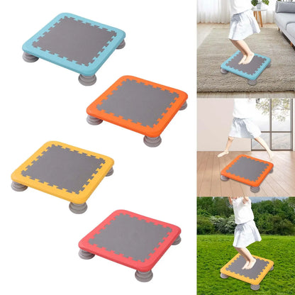 Portable Kids Trampoline Jump Fitness Toy Workout Small Rebounder Trampolines for Boys Girls Nursery Outdoor Kindergarten Indoor