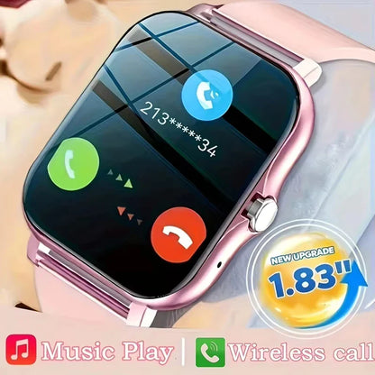 KESHUYOU 2025 New Smart Watch Bluetooth Talking Blood Oxygen/Blood Pressure Monitor Smart Watch for Women Men Holiday Gift