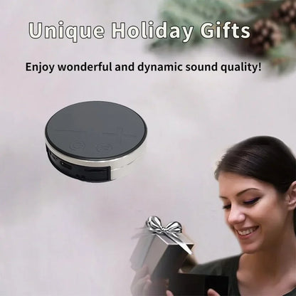 Bone Conduction Desktop Wireless Speaker with suction cups for secure attachment. Wireless TWS speaker, compatible with lanyard
