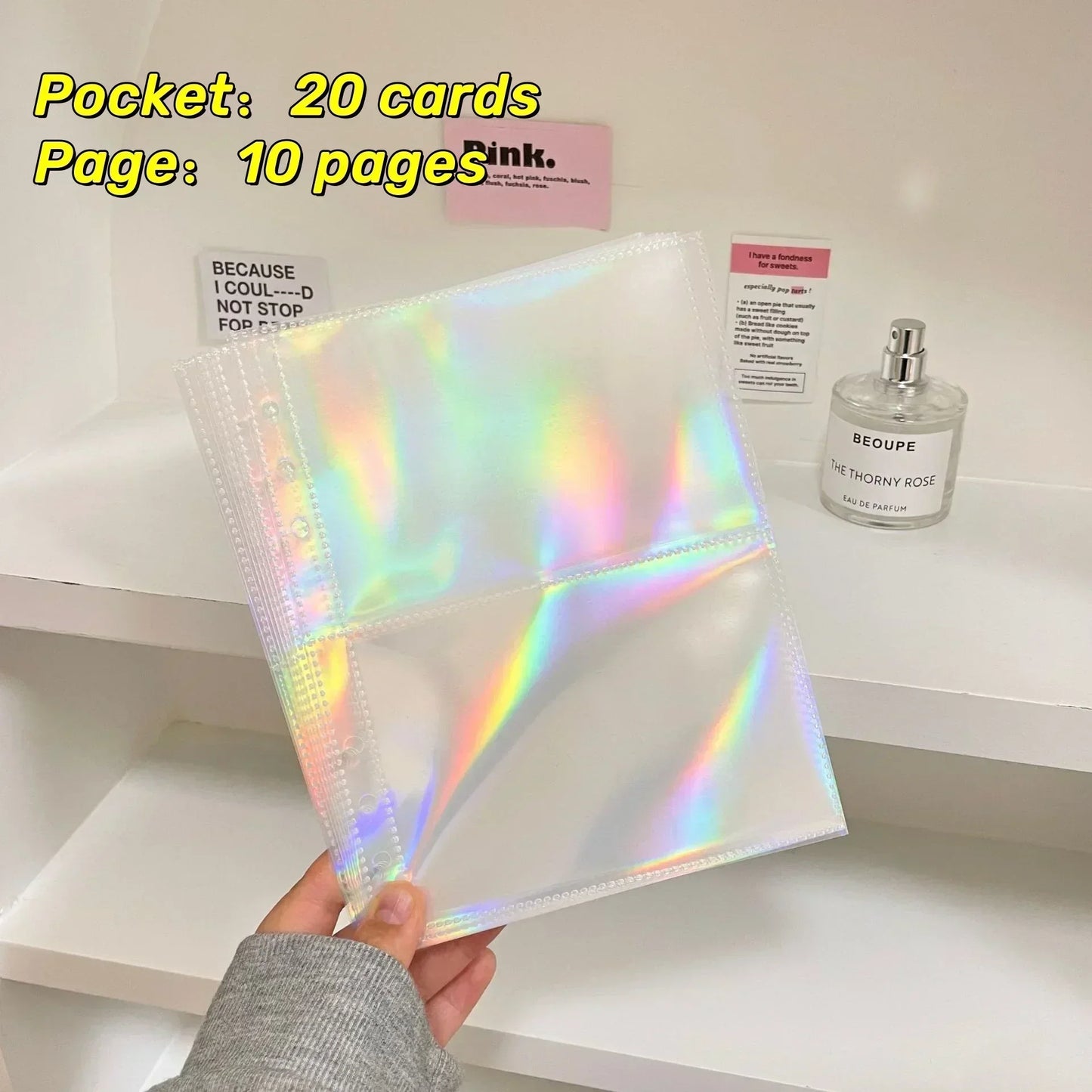 A5 Binder Photocards Cover Kpop Loose-leaf Collect Book Photo Cards Album Storage Book Stationery Birthday Gifts 포토카드 바인더