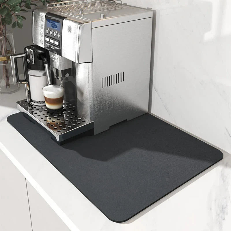 Super Absorbent Kitchen Tableware Impermeable Drainage Mat Heat Insulation Non-slip Pad Tableware Mats Coffee Dish Drying Mat