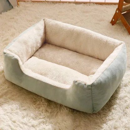 Pet Bed for Cats And Dogs Cushion Kitten Accessories Warm Soft Plush Comfortable Basket House Pet Supplies Habitats Pet Goods