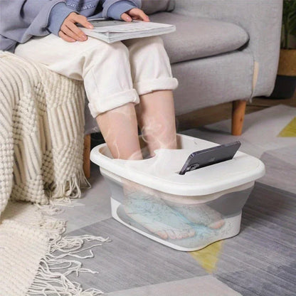 Foldable Footbath Massage Bucket Soaking Bucket Folding Basin Bucket Household Sauna Bathtub Pedicure Bathroom Suppliess