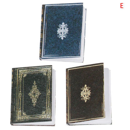 Hot New 10/6/4/3pcs 1/12 Dollhouse Miniature Mini Books Model Furniture Accessories