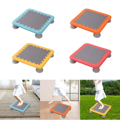 Portable Kids Trampoline Jump Fitness Toy Workout Small Rebounder Trampolines for Boys Girls Nursery Outdoor Kindergarten Indoor