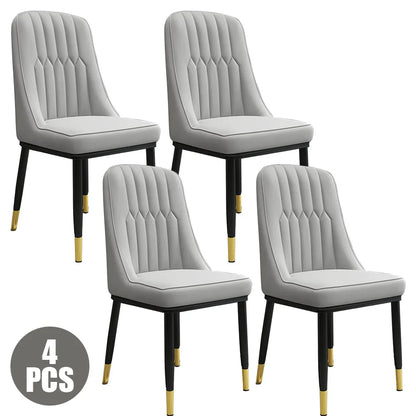 Elegant Dining Chair Set - 2/4/6 PU-Padded Chairs | Modern Design for Kitchen Restaurant Living Spaces