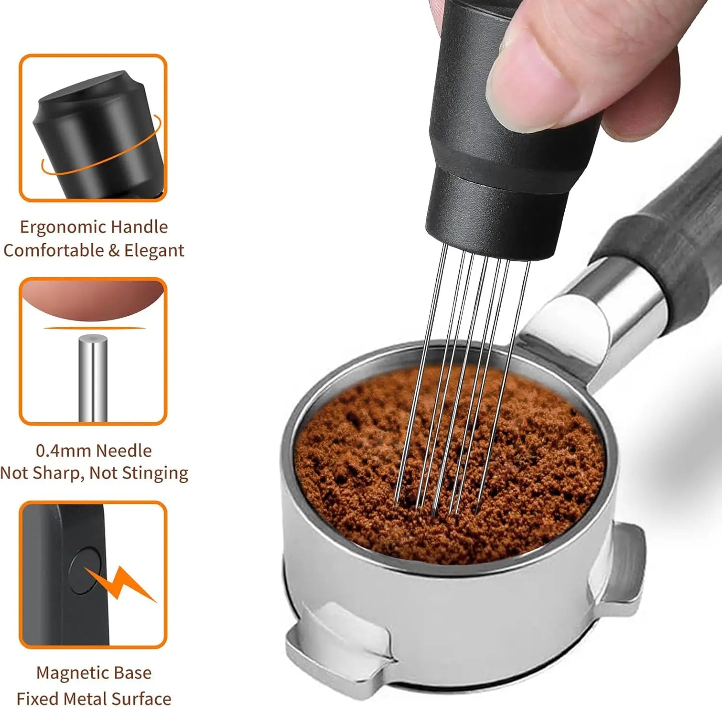 Magnetic Wdt Tool Espresso with, Espresso Distribution Tool Espresso Accessories for Breville Ninja Luxe Cafe Accessories