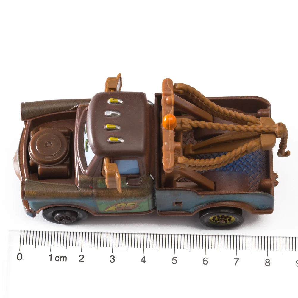 Cars toy Pixar Cars Toy Lightning McQueen Jackson Storm Mater Sally Sheriff 1:55 Diecast Model Car Toy Children Birthday Gift