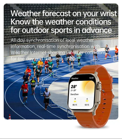 Original T800 Ultra2 Smart Watches 2.19 Inch Smart Watch Bluetooth Call IWO Series 8 Sports Smartwatch Women Men For IOS Android