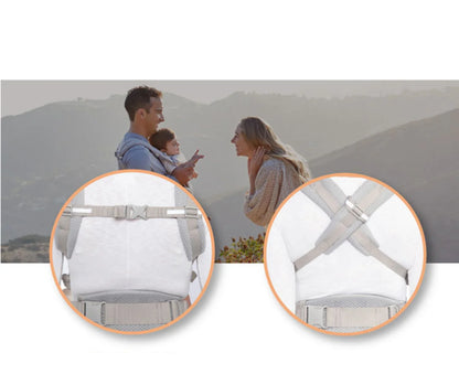 Ergobaby All Carry Positions Breathable mesh baby carrier, enhancing lumbar support and airflow (7-45 pounds)