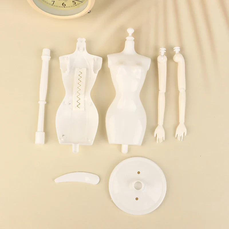 1/6 Doll Mannequin Coat Hanger Dollhouse Doll Skirt Support Wedding Mannequin Stand Humanoid Model Toy Doll Gown Display Form