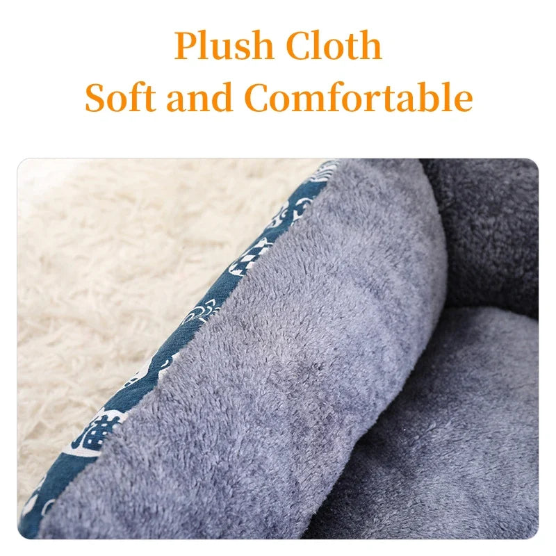 Pet Winter Bed Mat Large Dog Sofa Bed Warm Pet Nest Kennel For Small Medium Large Dogs Puppy Kitten Plus Size Sleeping Mattress