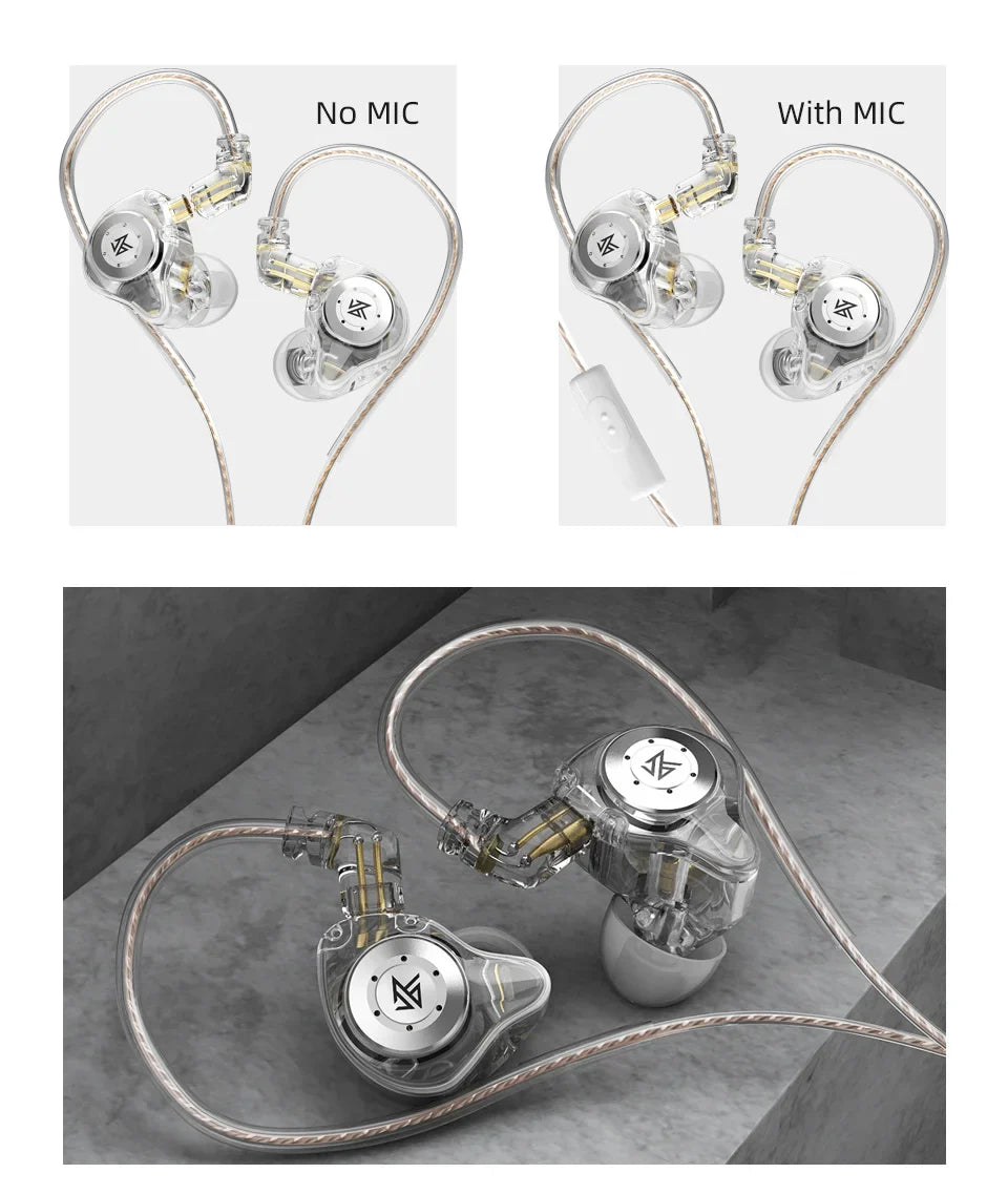 KZ EDX PRO 10mm Dual Magnetic Circuit Dynamic Drive Earphone HIFI Bass Earbud Sport Noise Cancelling Headset KZ ZSTX ZSN PRO ZAS