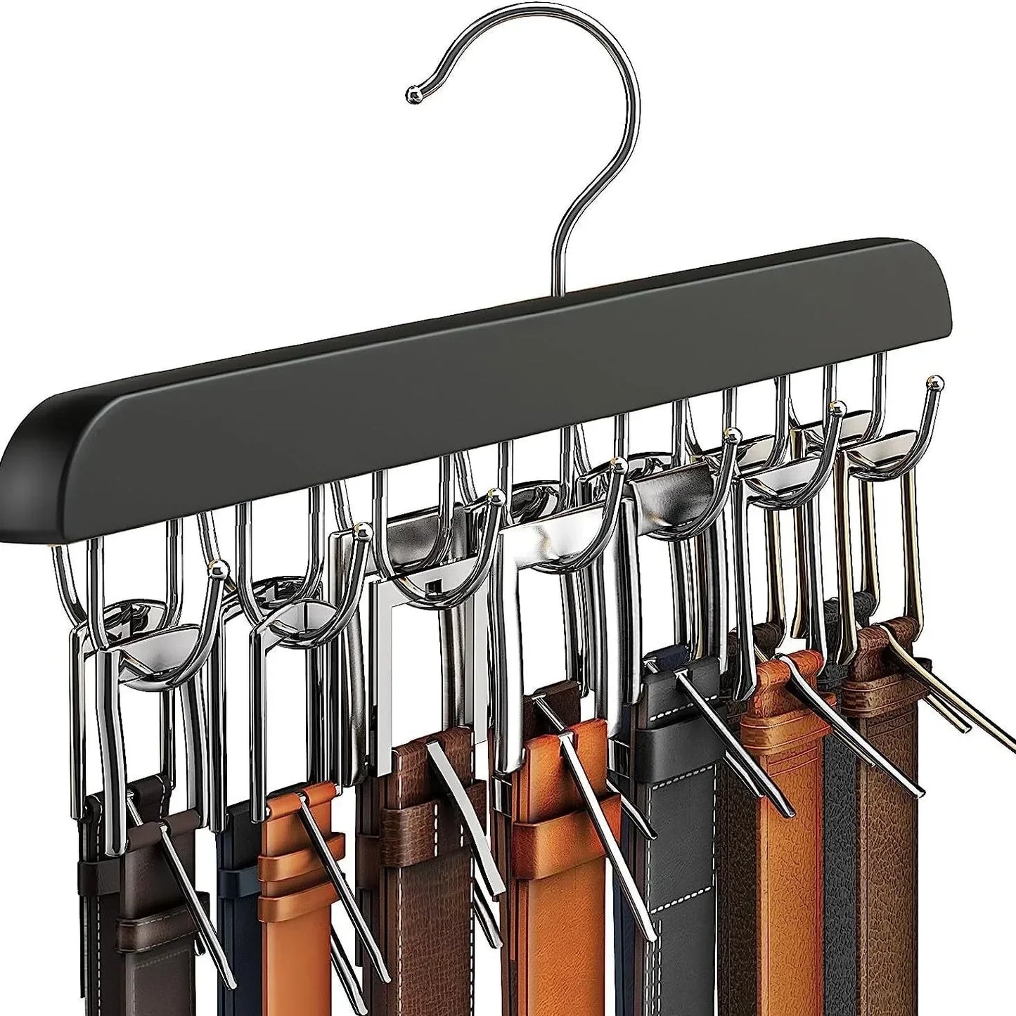 Wooden Belt Rack Women Storage Hangers for Clothes Case Home Wardrobe Accessories Supplly Scarf Organizer Men Tie Belt Hangers