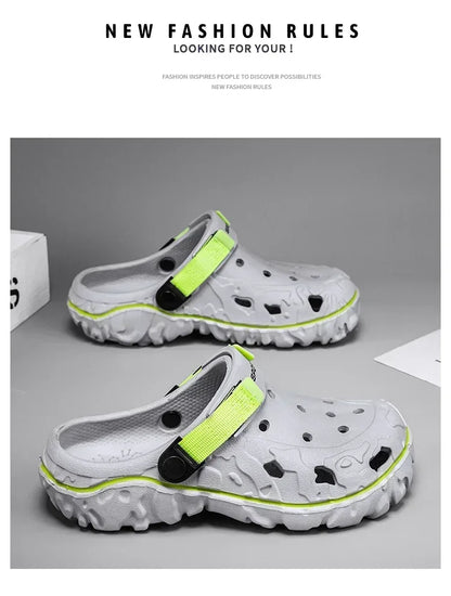 Factory Cheap EVA Men's Clogs Shoes Lightweight Wholesale Plastic Clog Men Beach Working Sandals with Men Clogs&Mules Big Size47